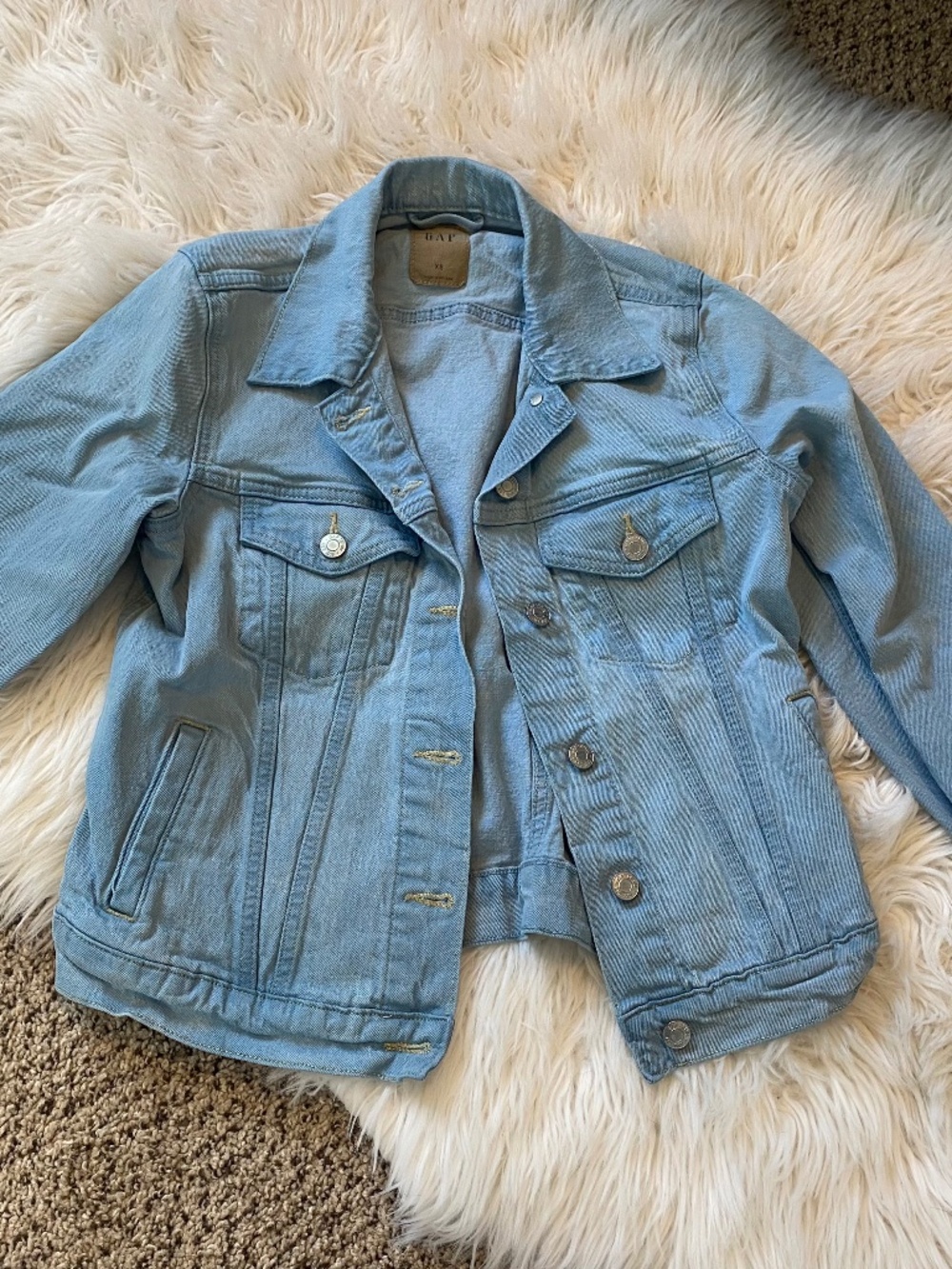 GAP Blue Denim Jacket with POCKETS